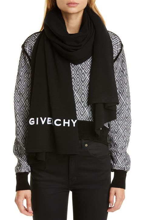 givenchy scraf|Givenchy scarf wool.